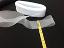 4 Inch White Crinoline Horsehair Braid Trim-Wedding-Bridal-Decorations-Crafts-Sold By The Yard (Choose The Quantity)