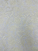 Ivory Guipure Lace Fabric Floral Bridal Lace Guipure Wedding Dress by the Yard (Pick a Size)
