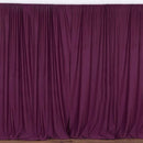 Eggplant 10 Ft Wide, 1 PANEL Curtain Polyester Backdrop High Quality Drape Rod Pocket [ Choose The Measurements ]