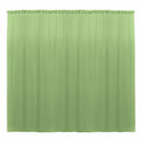 Sage 10 Ft Wide, 1 PANEL Curtain Polyester Backdrop High Quality Drape Rod Pocket [ Choose The Measurements ]