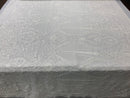 Sequins White Lace Fabric, DAMASK Design Embroidered on a Mesh 4 way Stretch Sequin By The Yard -Prom-Gown ( Choose The Size )