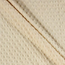Mia' Fabrics Inc, Ivory 58/59" Wide 100 Polyester Minky Dimple Dot Soft Cuddle Fabric by the Yard (Pick a Size)