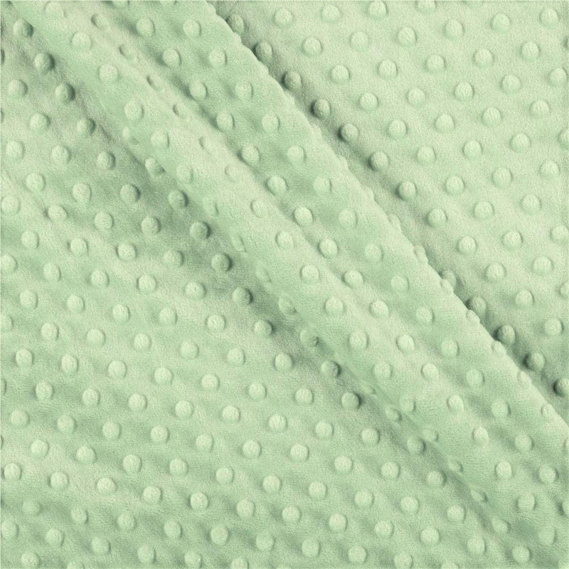 Mia' Fabrics Inc, Sage 58/59" Wide 100 Polyester Minky Dimple Dot Soft Cuddle Fabric by the Yard (Pick a Size)