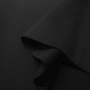 Mia's Fabrics Inc, Scuba Fabric - Black - Neoprene Polyester Spandex 58/60" - Nylon Spandex Fabric Sold By The Yard (Pick a Size)