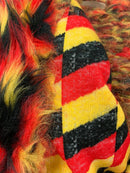 Faux Fur Fabric - Faux Fake 3 Tone Decoration Soft Furry Fabric 60" Wide Sold By The Yard (Choose The Size)