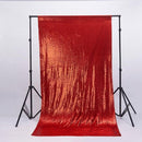 Red 1 PANEL, 4 Ft Wide Curtain Mini Glitz Sequins Backdrop Drape Curtain Mini Glitz Sequin, Sequin Curtain [Choose The Measurements]