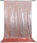 Rose Gold 1 PANEL, 4 Ft Wide Curtain Mini Glitz Sequins Backdrop Drape Curtain Mini Glitz Sequin, Sequin Curtain [Choose The Measurements]