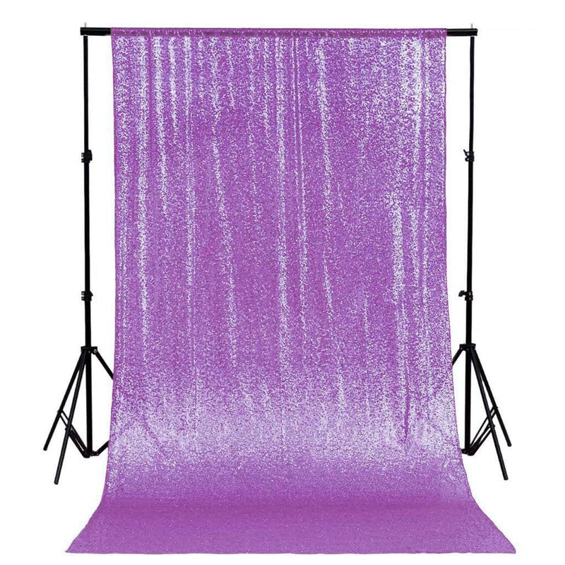 Lilac 1 PANEL, 4 Ft Wide Curtain Mini Glitz Sequins Backdrop Drape Curtain Mini Glitz Sequin, Sequin Curtain [Choose The Measurements]