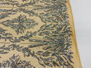 Silver Sequins Lace Fabric On Nude Mesh, Geometric Design Embroidered On 4 way Stretch Sequin By The Yard -Prom-Gown ( Choose The Size )