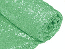 Mini Glitz Sequins - Mint Green - High Quality Mini Sequins on Mesh (Choose Quantity)