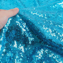 Mini Glitz Sequins - Turquoise - High Quality Mini Sequins on Mesh (Choose Quantity)