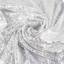 Mini Glitz Sequins - Silver - High Quality Mini Sequins on Mesh (Choose Quantity)