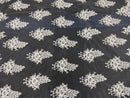 Ivory Lace - Floral Lace Fabric, Embroidery With Sequins on a Mesh Lace Fabric By The Yard For Gown, Wedding-Bridal (Choose The Quantity)