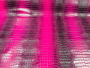 Faux Crocodile Print Vinyl Fabric - Magenta - High Quality Vinyl Sold by The Yard