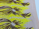 Angel Wings Sequins Fabric - Yellow / Gold  - 4 Way Stretch Feather Wings Sequins Design By Yard