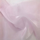 PINK Sparkle Crystal Sheer Organza Fabric Shiny for Fashion, Crafts, Decorations 60" by the Yard (Pick a Size)