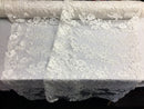 Ivory Flower Design Embroidered on Mesh Lace Fabric, Floral Bridal Lace Wedding Dress by the Yard (Pick a Size)
