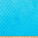 Mia' Fabrics Inc, Turquoise 58/59" Wide 100 Polyester Minky Dimple Dot Soft Cuddle Fabric by the Yard (Pick a Size)