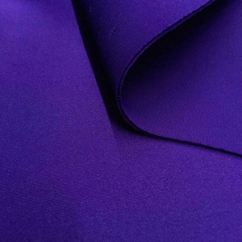 Mia's Fabrics Inc, Scuba Fabric - Purple - Neoprene Polyester Spandex 58/60" - Nylon Spandex Fabric Sold By The Yard (Pick a Size)