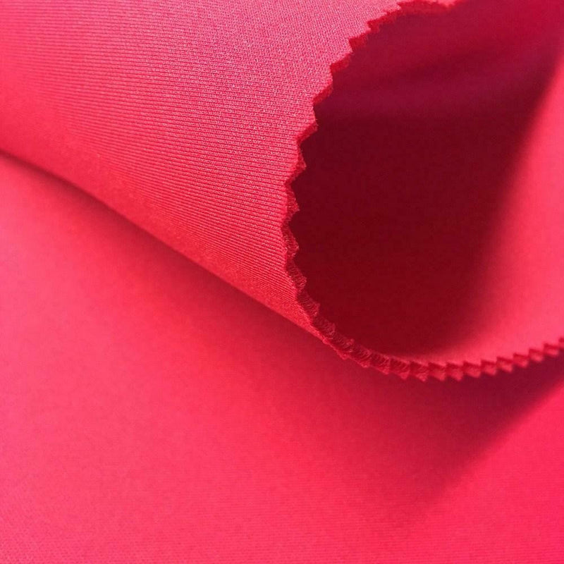 Mia's Fabrics Inc, Scuba Fabric - Neon Pink - Neoprene Polyester Spandex 58/60" - Nylon Spandex Fabric Sold By The Yard (Pick a Size)