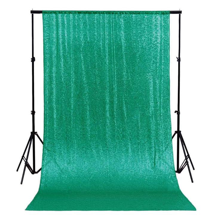 Emerald Green 1 PANEL, 4 Ft Wide Curtain Mini Glitz Sequin Backdrop Drape Curtain Mini Glitz Sequin,Sequin Curtain [Choose The Measurements]