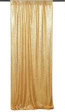 Gold 1 PANEL, 4 Ft Wide Curtain Mini Glitz Sequins Backdrop Drape Curtain Mini Glitz Sequin, Sequin Curtain [Choose The Measurements]