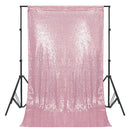 Pink 1 PANEL, 4 Ft Wide Curtain Mini Glitz Sequins Backdrop Drape Curtain Mini Glitz Sequin, Sequin Curtain [Choose The Measurements]