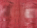 Faux Crocodile Print Vinyl Fabric - Pink / Silver - High Quality Vinyl Sold by The Yard
