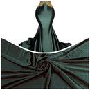 Shiny Milliskin Fabric - Hunter Green - 58" Spandex 4 Way Stretch Fabric Sold by The Yard (Pick a Size)