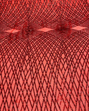 Mia Fabrics Diamond Sequin Fabric - by the yard - on a Power Mesh 4 Way Stretch Lace Fabric