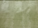 Faux Crocodile Vinyl Fabric - Green - High Quality Vinyl Sold by The Yard