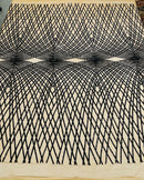 Mia Fabrics Diamond Sequin Fabric - by the yard - on a Power Mesh 4 Way Stretch Lace Fabric