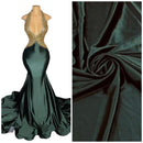 Shiny Milliskin Fabric - Hunter Green - 58" Spandex 4 Way Stretch Fabric Sold by The Yard (Pick a Size)