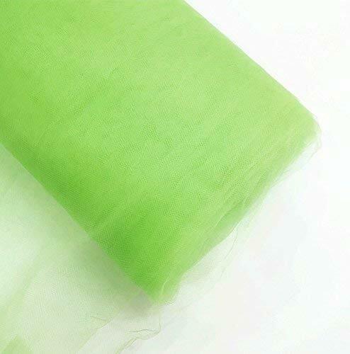 Tulle Bolt Fabric - Apple Green - 54" x 40 Yards Long (120 ft) Fabric Tulle Bolt Wedding Bridal Tulle